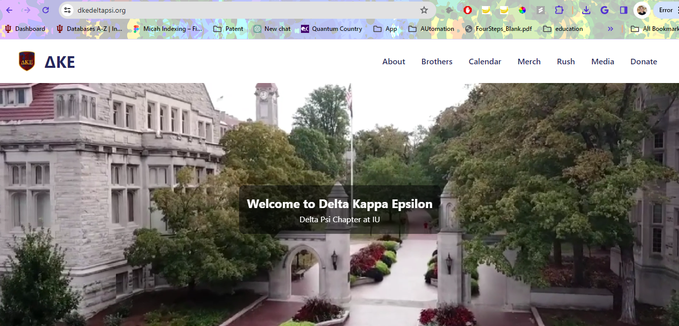 Delta Kappa Epsilon Website